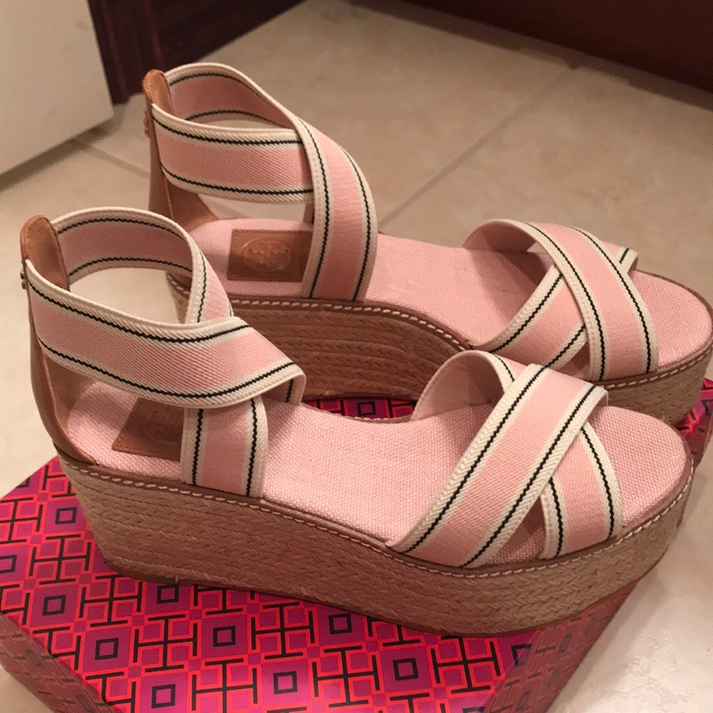 Tory Burch Frieda espadrilles size 8-New!